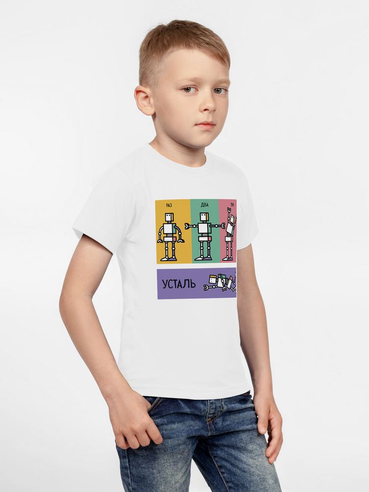 Футболка детская «Робот йог» фото на сайте Print Logo.
