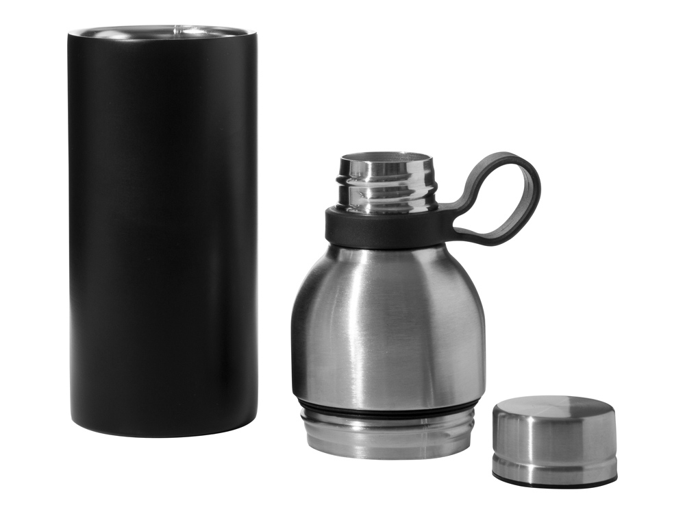 Универсальный составной термос Inverse, 550 мл, черный