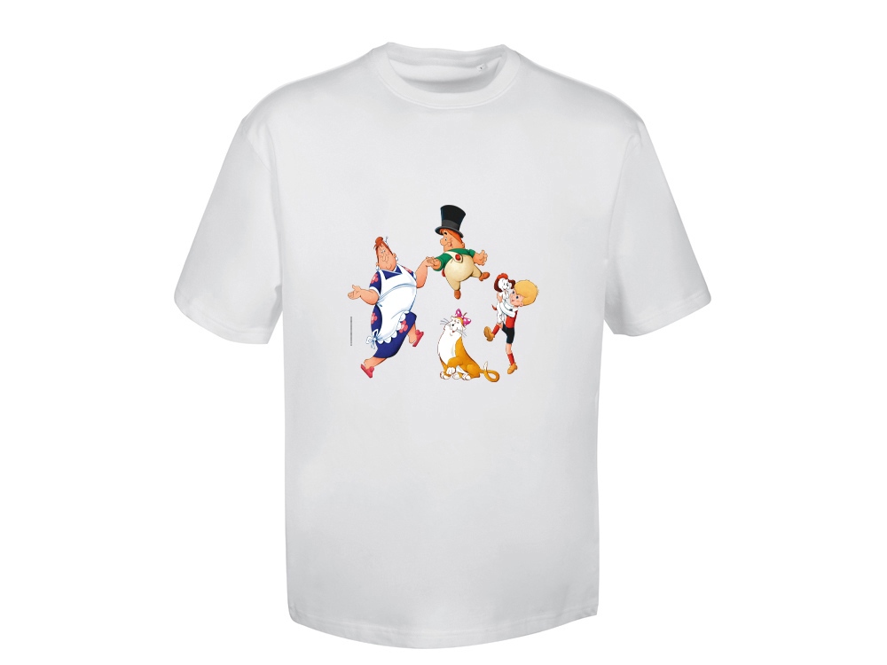 Футболка из хлопка френч-терри 220 г/м2 Карлсон с логотипом Союзмультфильм x Oasis | Print Logo