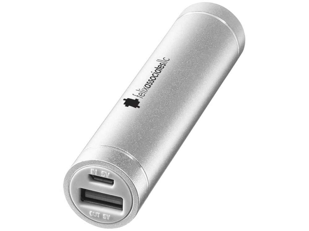 Портативное зарядное устройство Bolt, 2200 мА/ч, серебристый