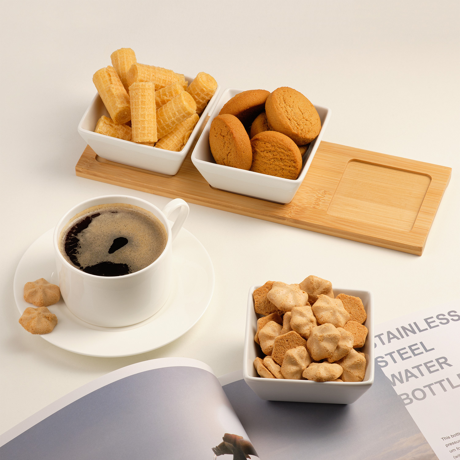 Менажница Gamma — пример нанесения логотипа (Portobello Керамические кружки) | Print Logo