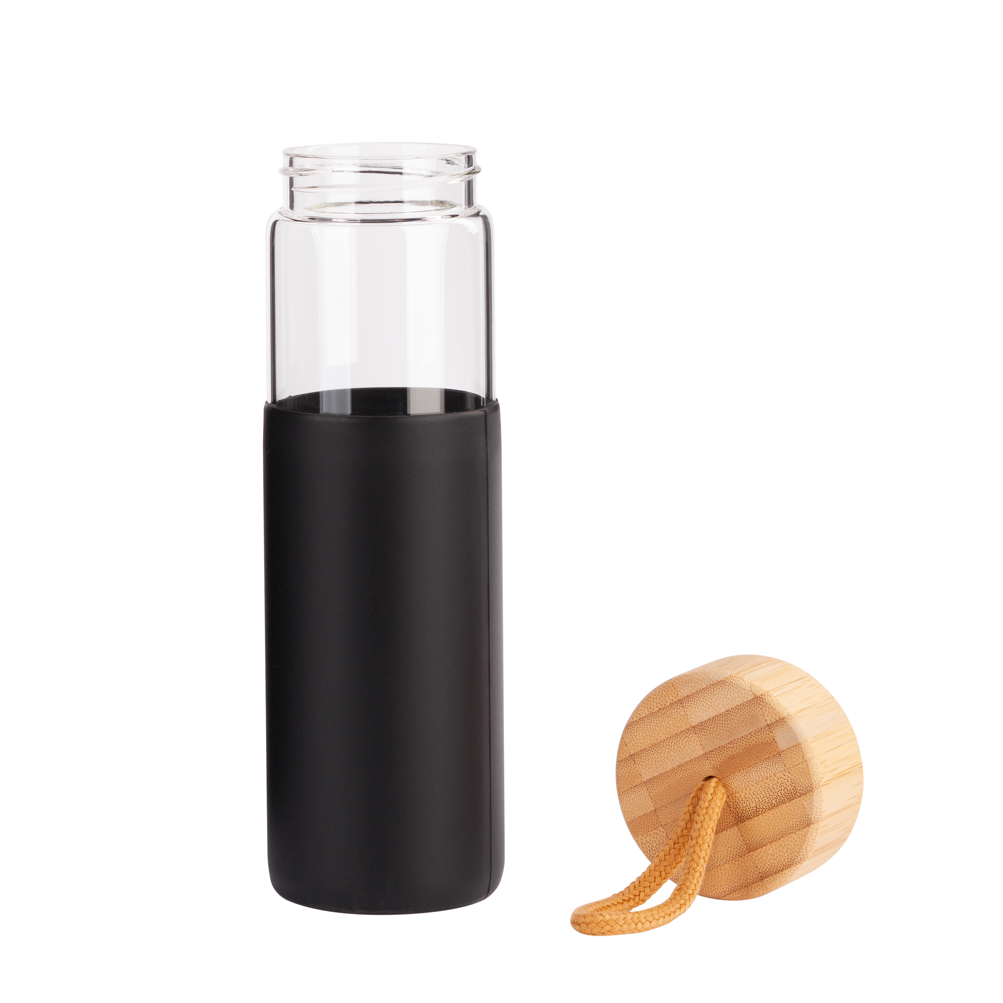 Бутылка для воды "Wellness" в силиконовом чехле фото на сайте Print Logo.