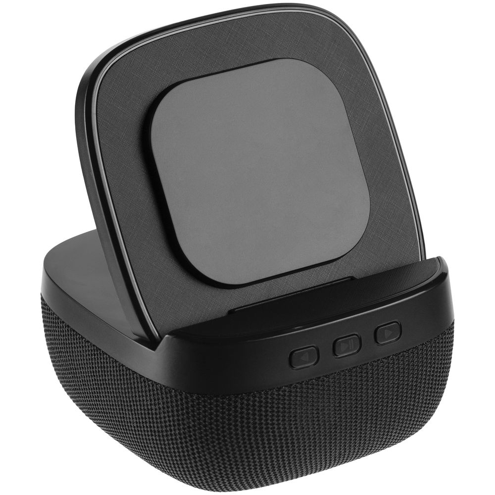 Колонка c беспроводной зарядкой Esca и подсветкой лого