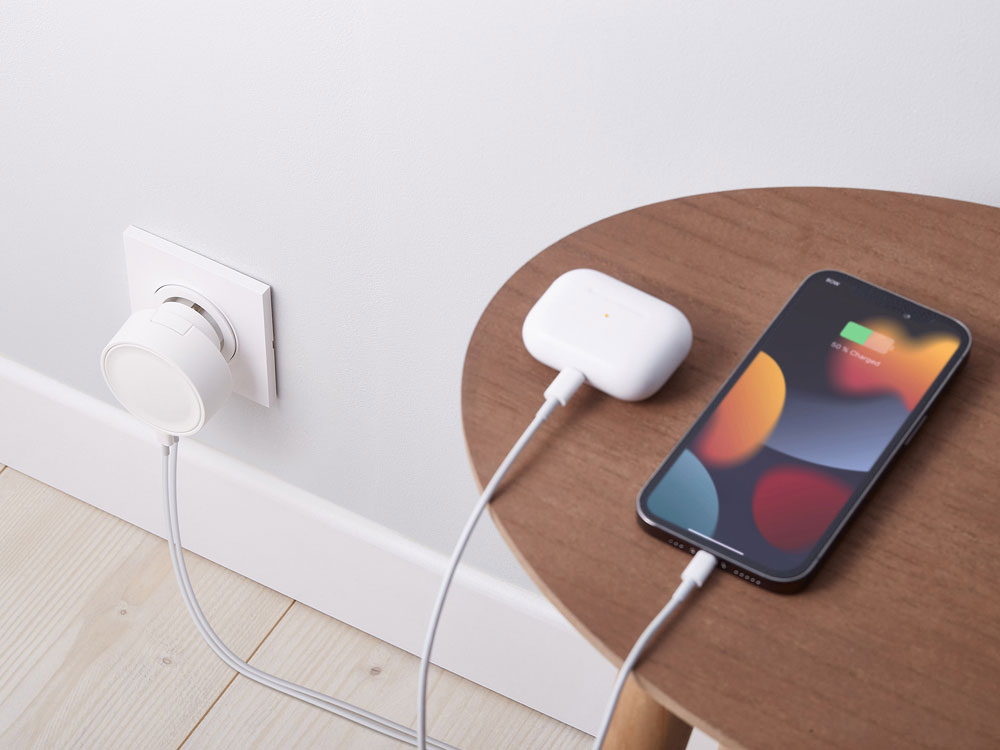 Адаптер питания USB Poweron, белый