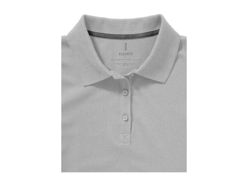 Рубашка поло Seller женская, серый меланж