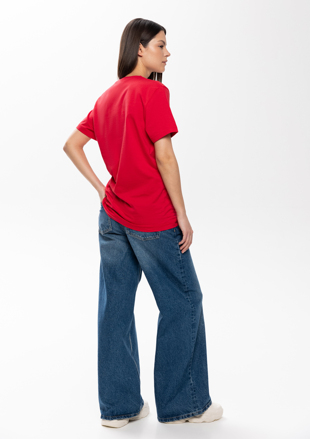 Футболка унисекс без бокового шва STAN хлопок 160, 02, Красный,  (14)  (56/XXXL)