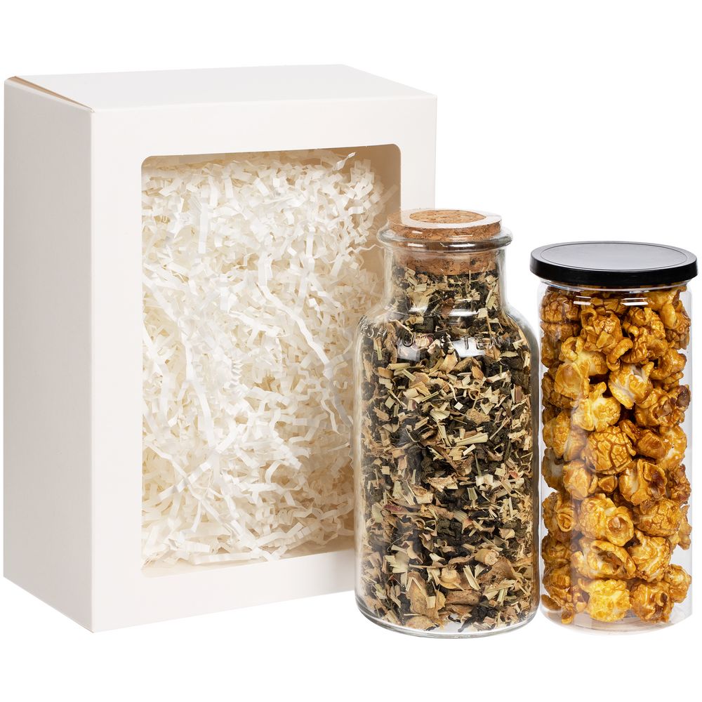 Набор Sweet Crunch с «Сокочаем» и попкорном в карамельной глазури с логотипом  | Print Logo