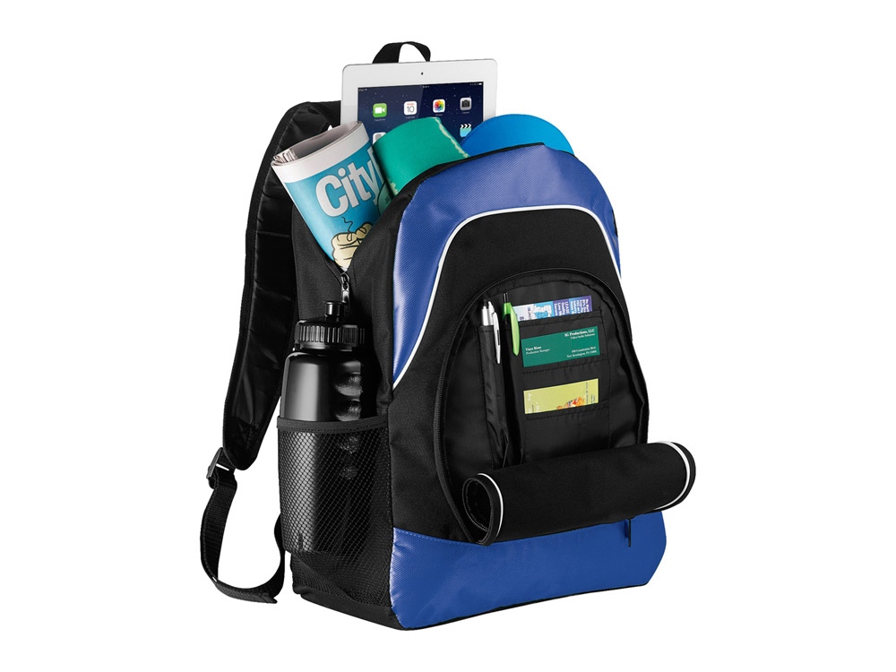 Рюкзак для планшета Branson, черный/ярко-синий