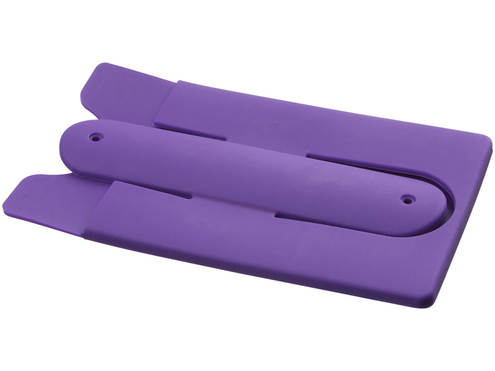 Проводные наушники и силиконовый бумажник для телефона