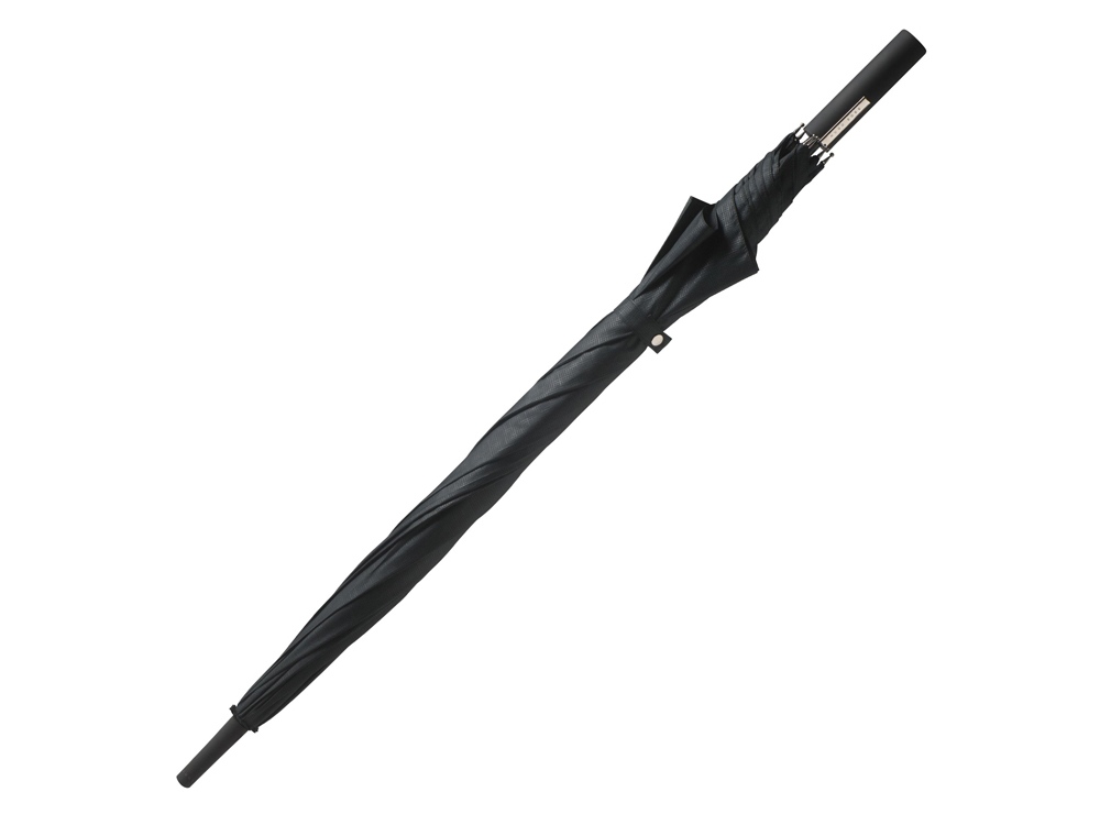 Зонт-трость Grid Golf. Hugo Boss, черный