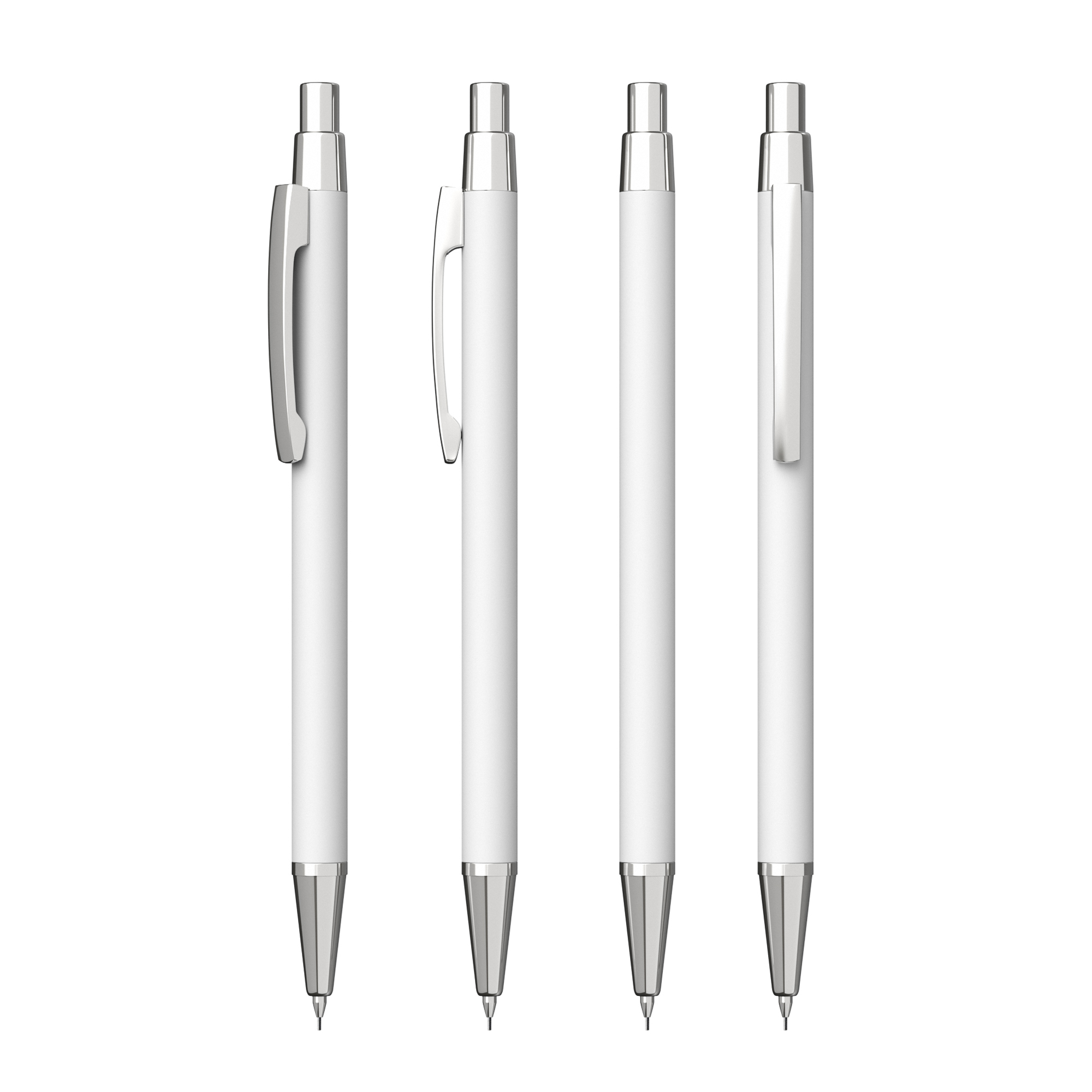 Карандаш механический "Ray", покрытие soft touch, красный