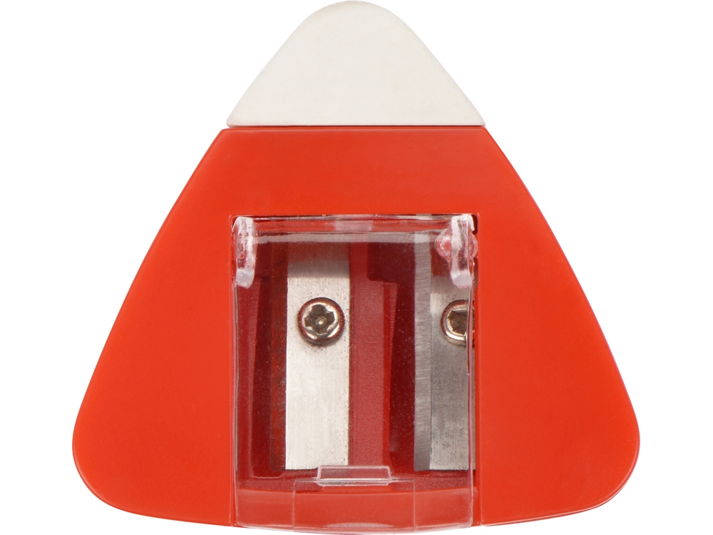 Точилка с ластиком Easy duo, красный