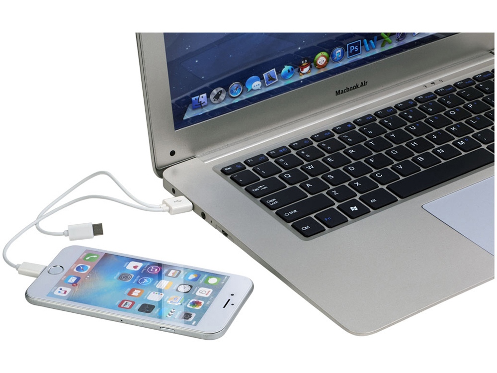 Кабель для зарядки Versa 3-в-1 в футляре, черный