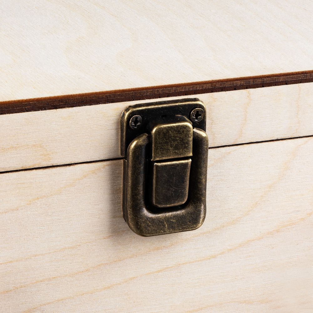 Деревянный кейс Wunderding — пример нанесения логотипа (сделано в России) | Print Logo