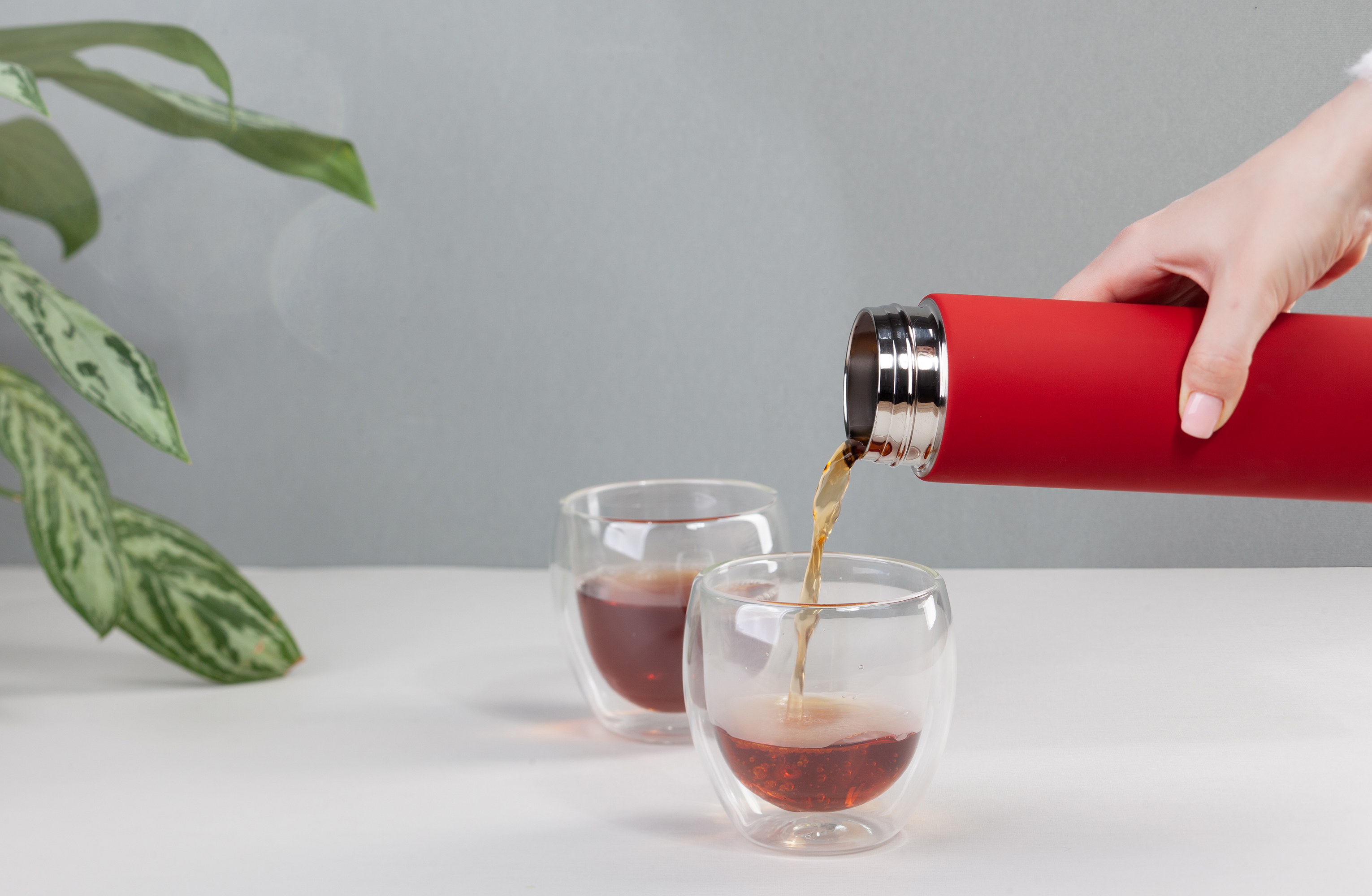 Термос "Бостон next" 500 мл с индикацией температуры, soft touch, сменная батарейка фото на сайте Print Logo.