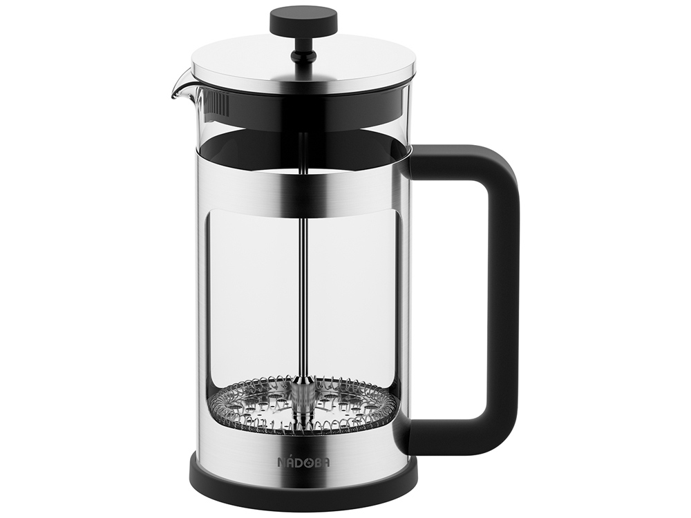 Френч-пресс ERICH, 1 л с логотипом Nadoba | Print Logo
