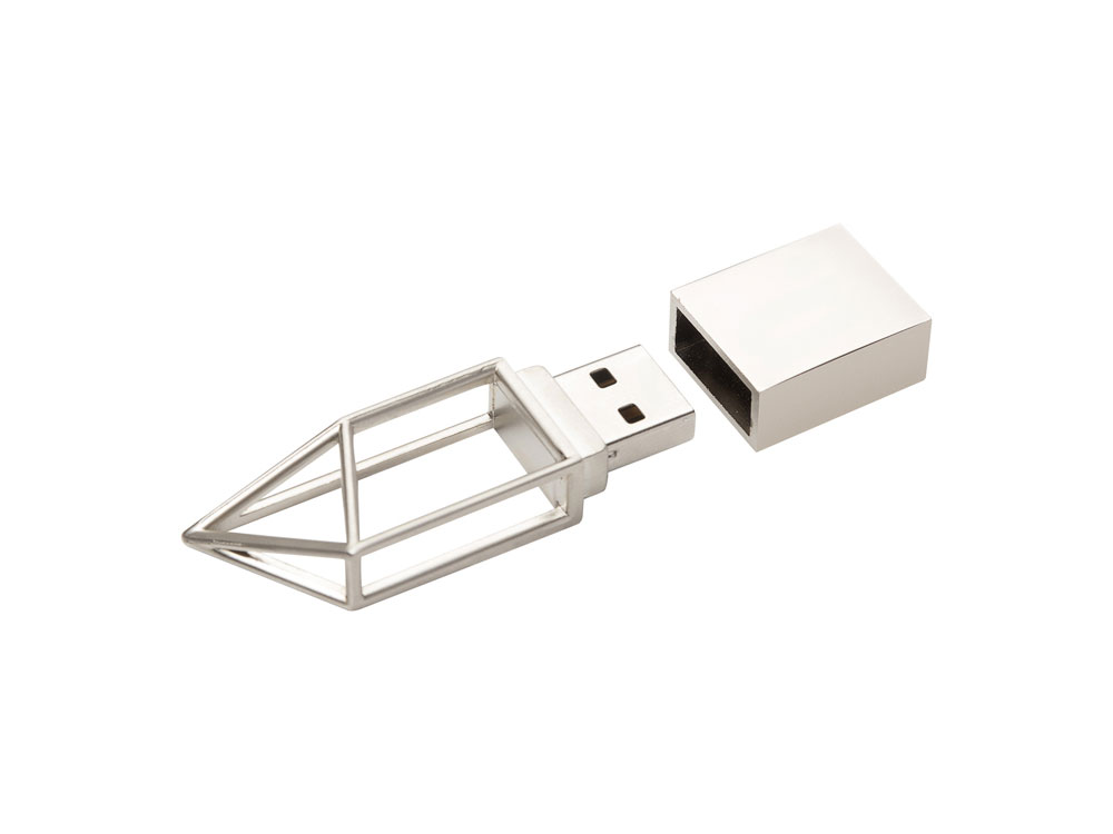 USB 2.0- флешка на 32 Гб Геометрия с логотипом  | Print Logo
