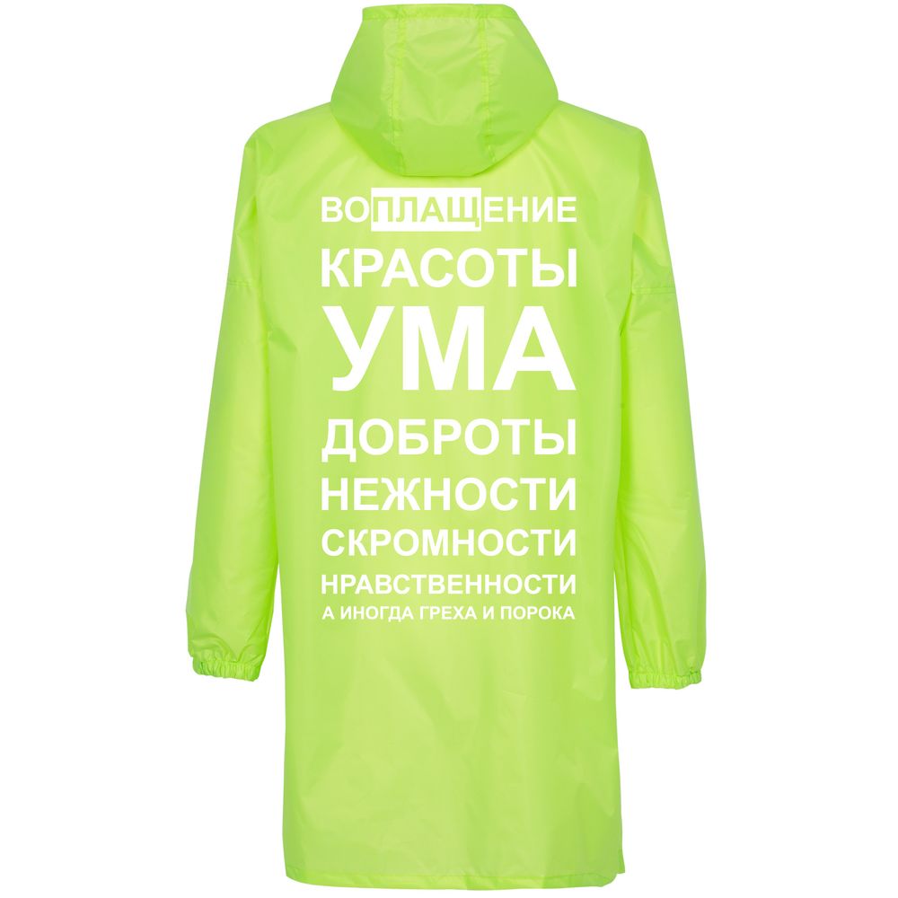 Дождевик «Воплащение всего» — пример нанесения логотипа (Соль) | Print Logo