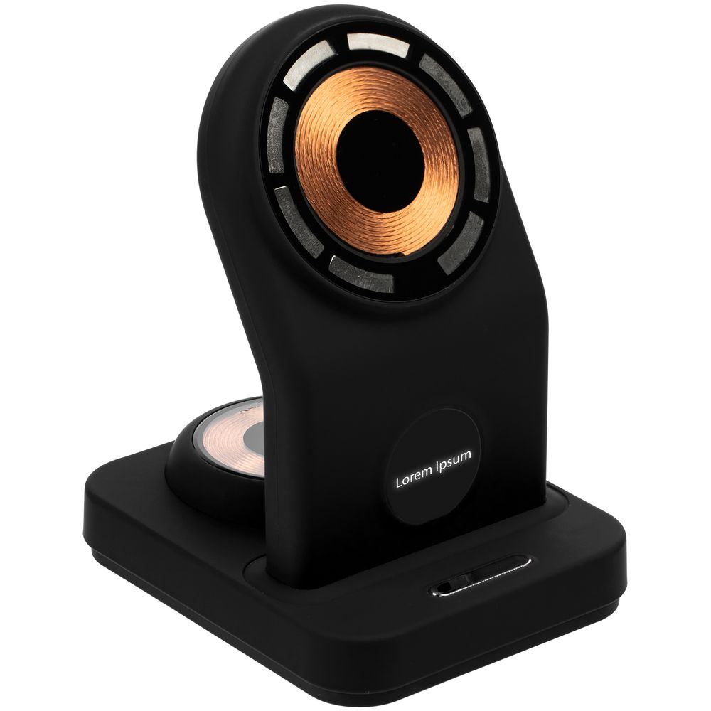 Зарядная станция с подсветкой Cooper Duo с логотипом Uniscend | Print Logo