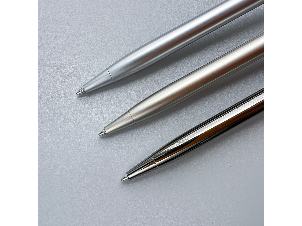 Ручка шариковая автоматическая BrunoVisconti® PALERMO цвет корпуса серебряный, 0.7 мм