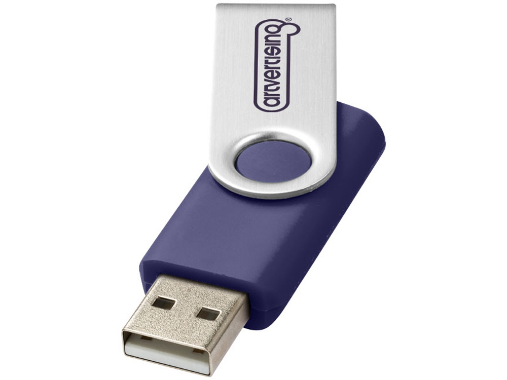 USB-флешка на 16 Гб Rotate Basic, ярко-синий