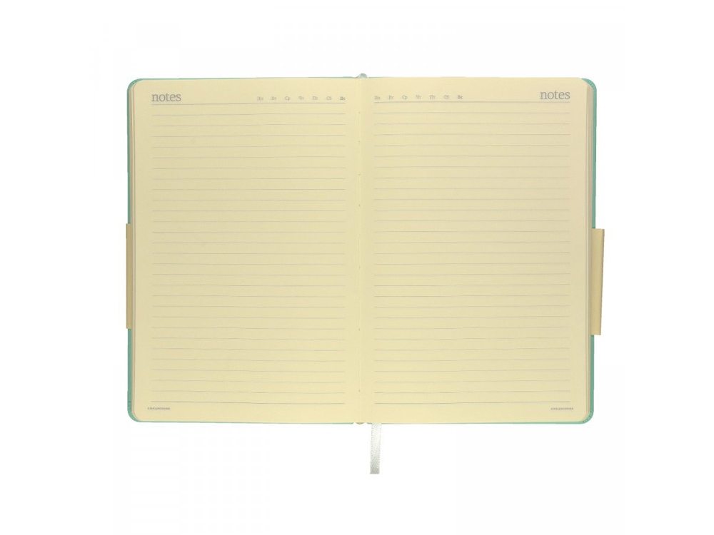 Ежедневник А5 недатированный Megapolis Velvet, зефирный мятный