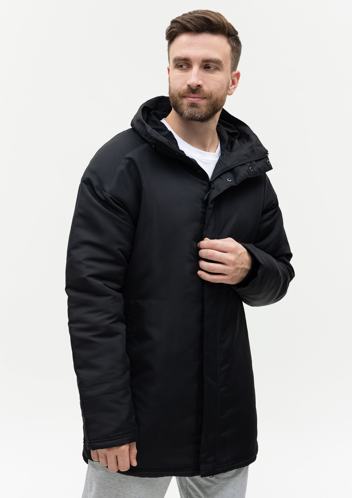 Куртка утепленная мужская STAN, 180,73, Чёрный,  (20)  (50/L)