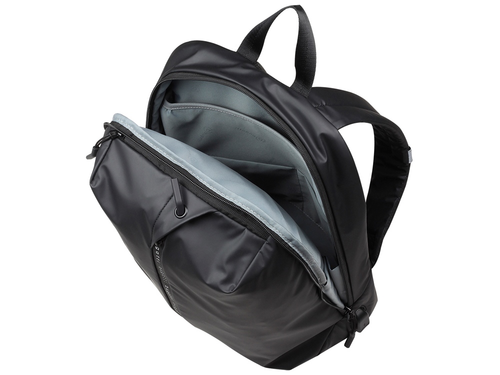 Рюкзак BUGATTI БЛАНК | BLANC 15'', чёрный, тарпаулин/полиэстер, 32х15,5х45 см