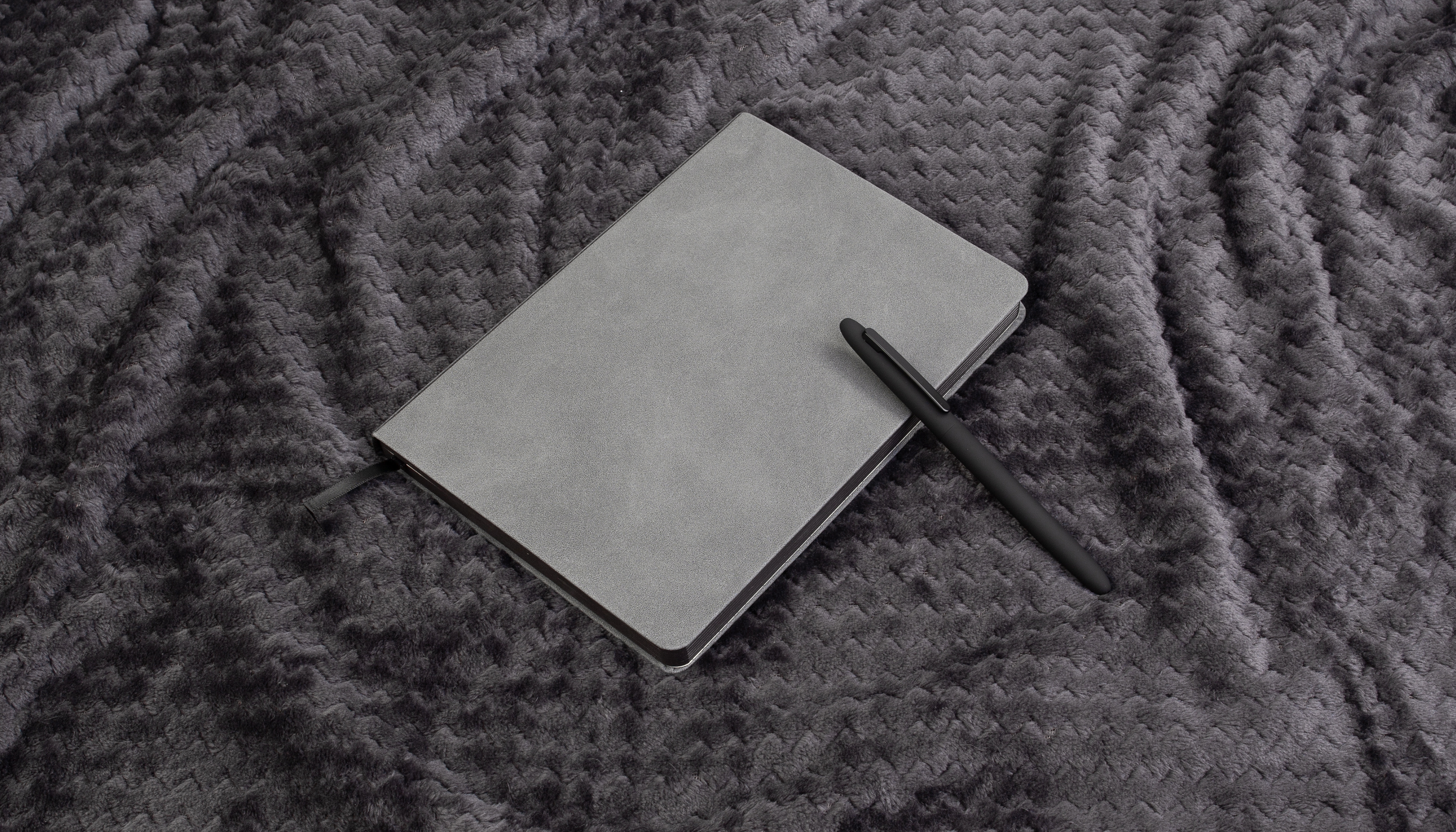 Ежедневник недатированный "Турин" , формат А5, серый/синий