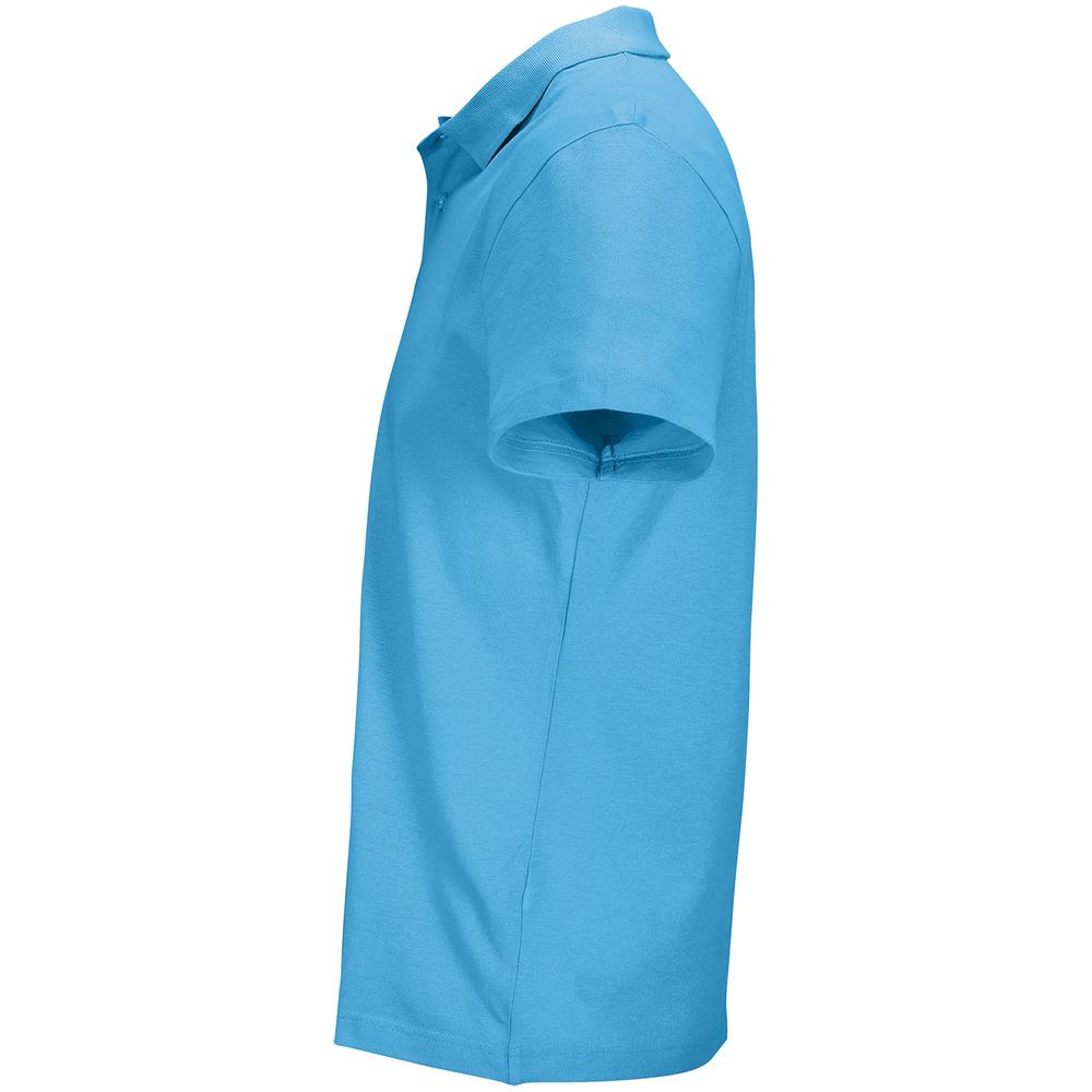 Рубашка поло унисекс Pulse, ярко-бирюзовая, размер L