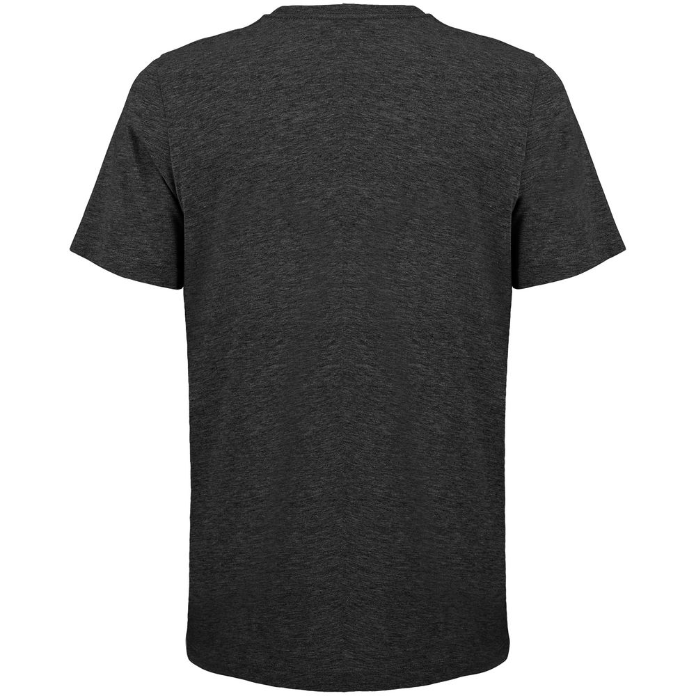 Футболка унисекс Tuner, черный меланж, размер M