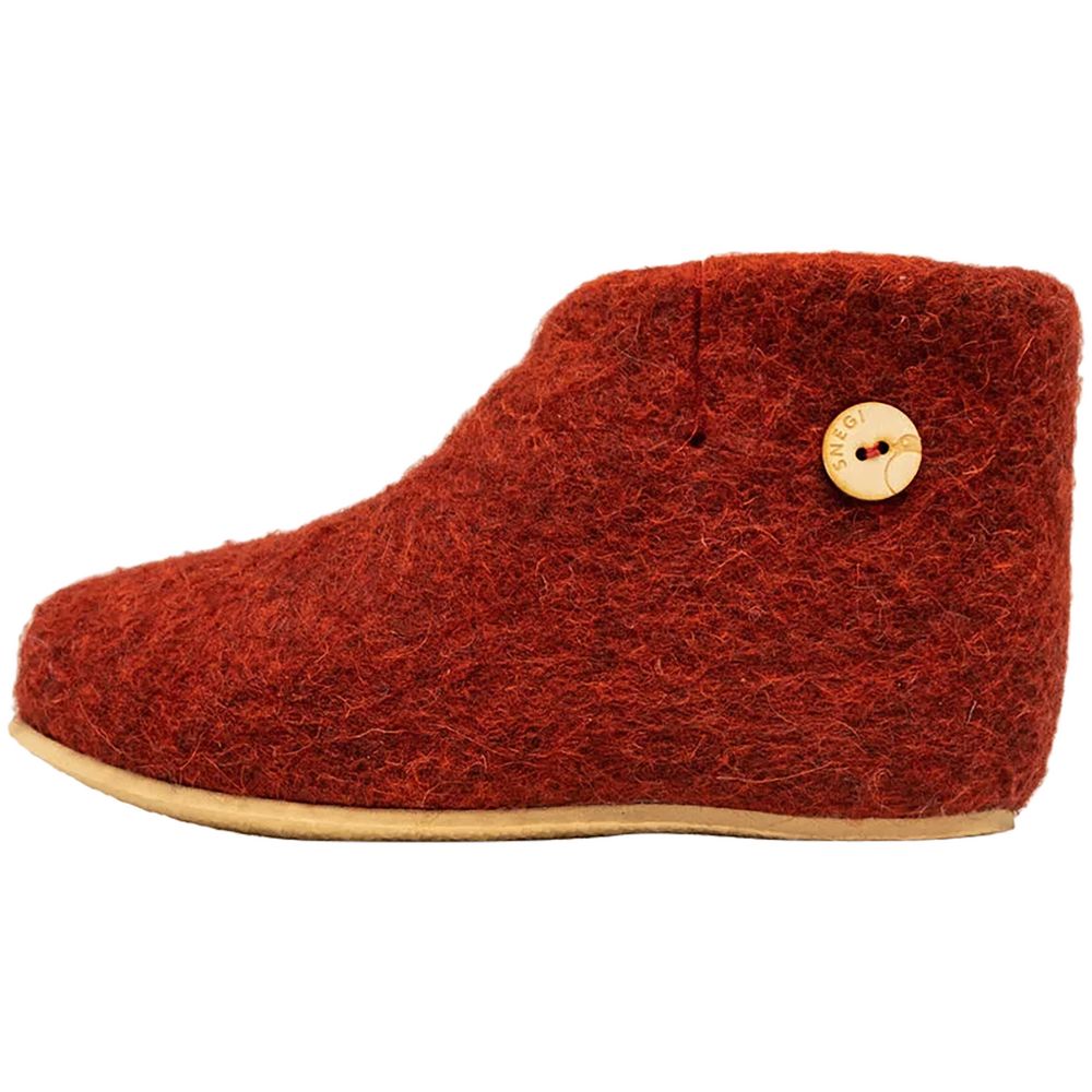 Домашние валенки Wild, красно-коричневые (терракот), размер 47