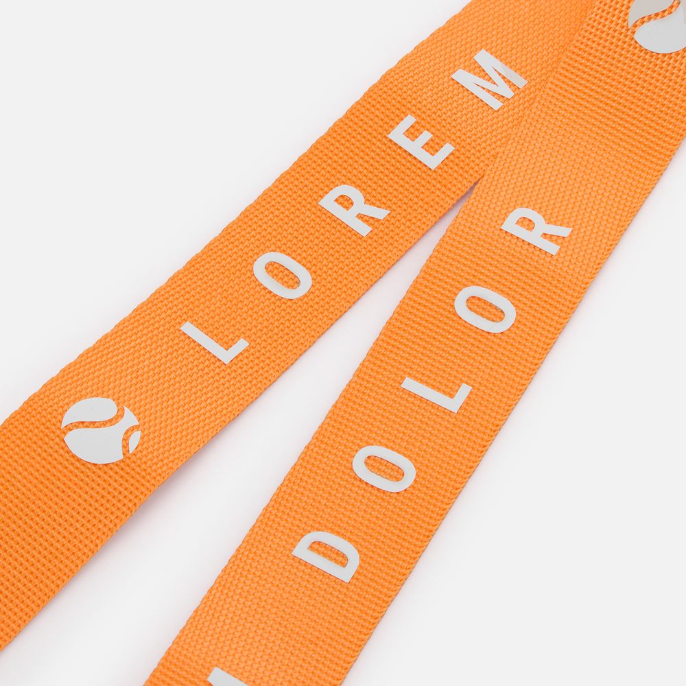 Стропа текстильная Fune 20 M, оранжевый неон