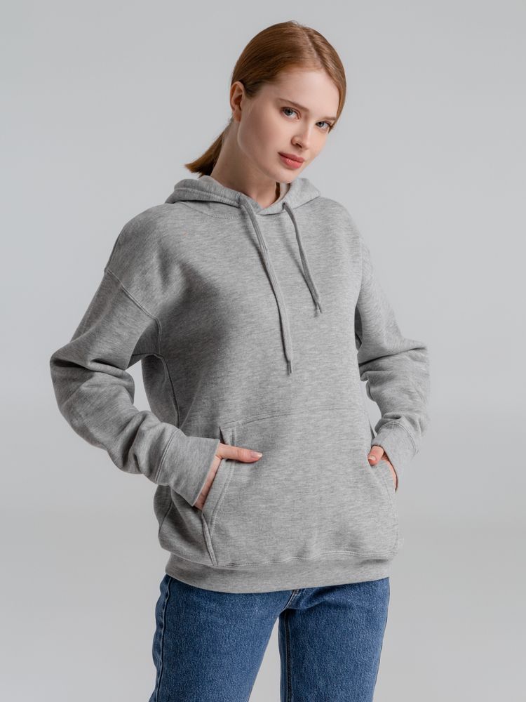 Толстовка с капюшоном Slam 320, темно-серая, размер M