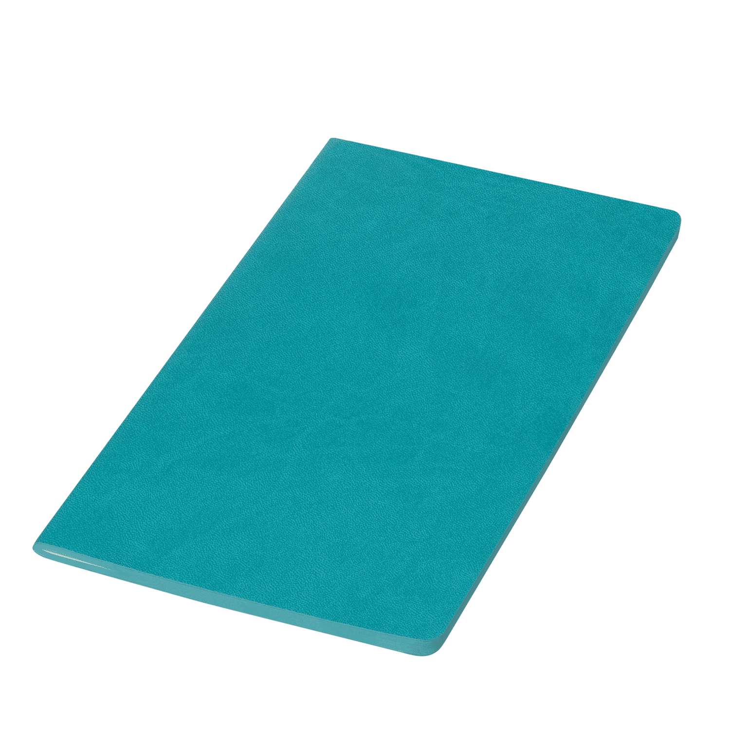 Блокнот Corsa slim, бирюзовый