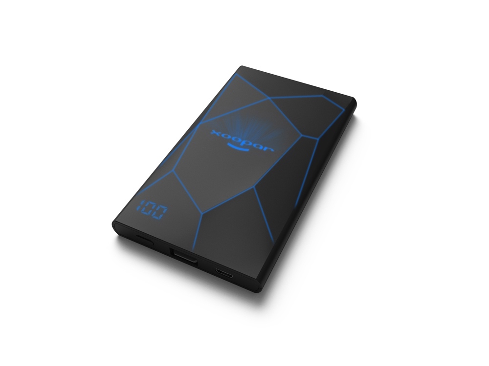 Внешний аккумулятор Geo, 4000 mAh с логотипом Xoopar | Print Logo