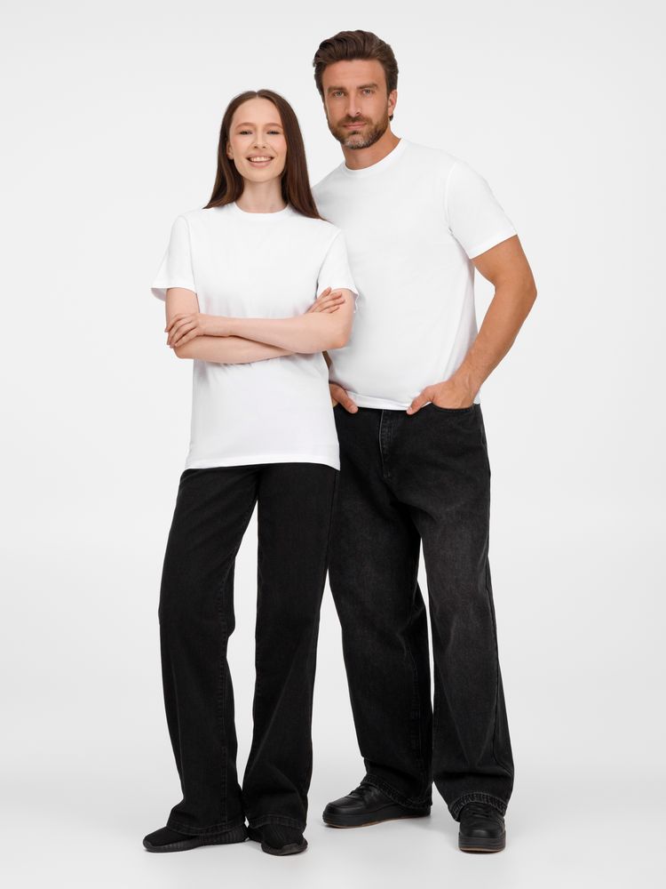 Футболка унисекс T-Bolka 180, белая, размер S