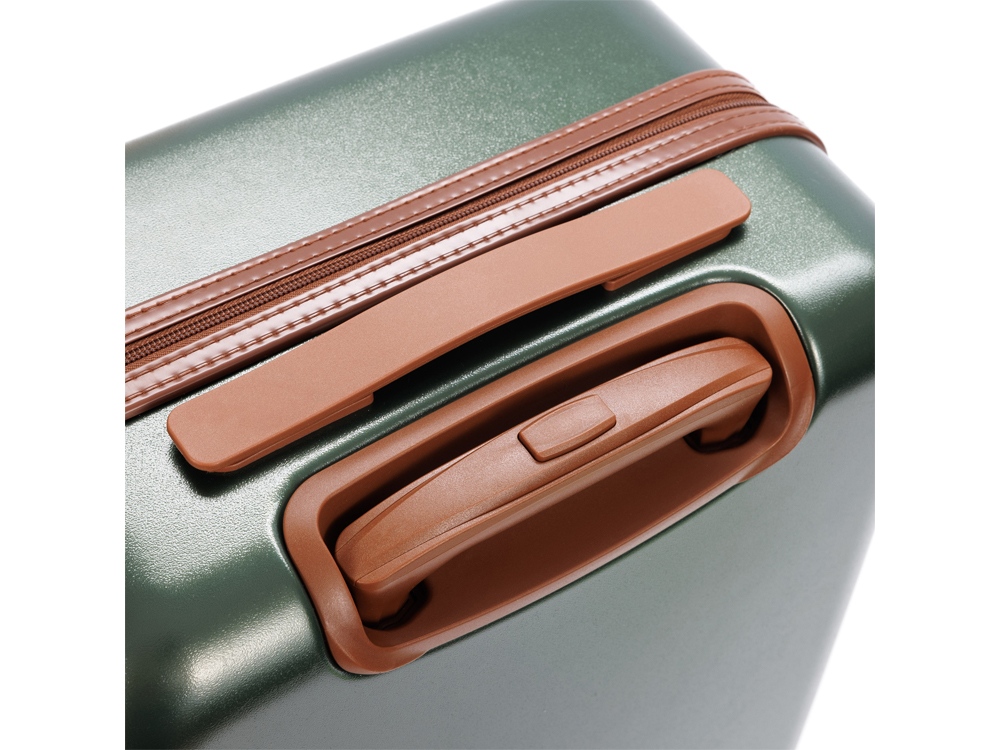 Чемодан для ручной клади BUGATTI АМЕЛИЯ | AMELIA, зеленый, поликарбонат / АБС-пластик, 32х22х53 см, 30 л