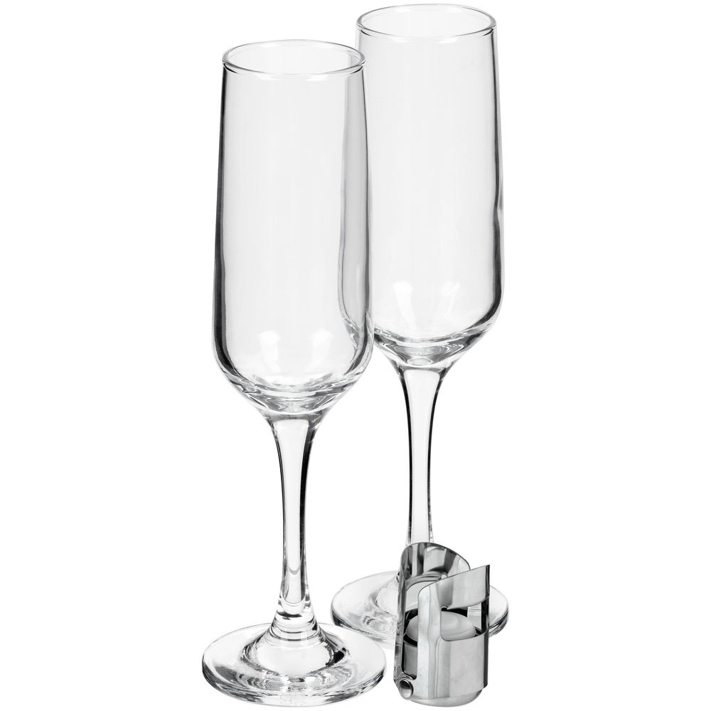 Набор для шампанского Isabella с логотипом  | Print Logo