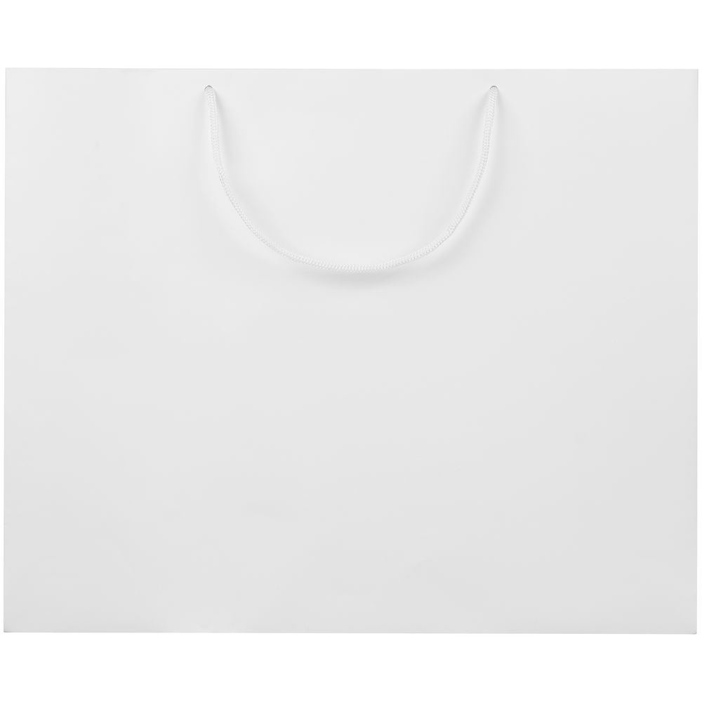 Пакет бумажный с ламинацией Lami Tote L — пример нанесения логотипа (сделано в России) | Print Logo