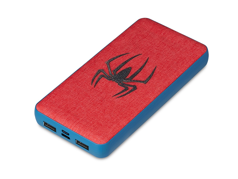 Портативное зарядное устройство с возможностью полноцветной печати на ткани и нанесения силиконового 3D-лого по индивидуальному дизайну клиента с логотипом  | Print Logo