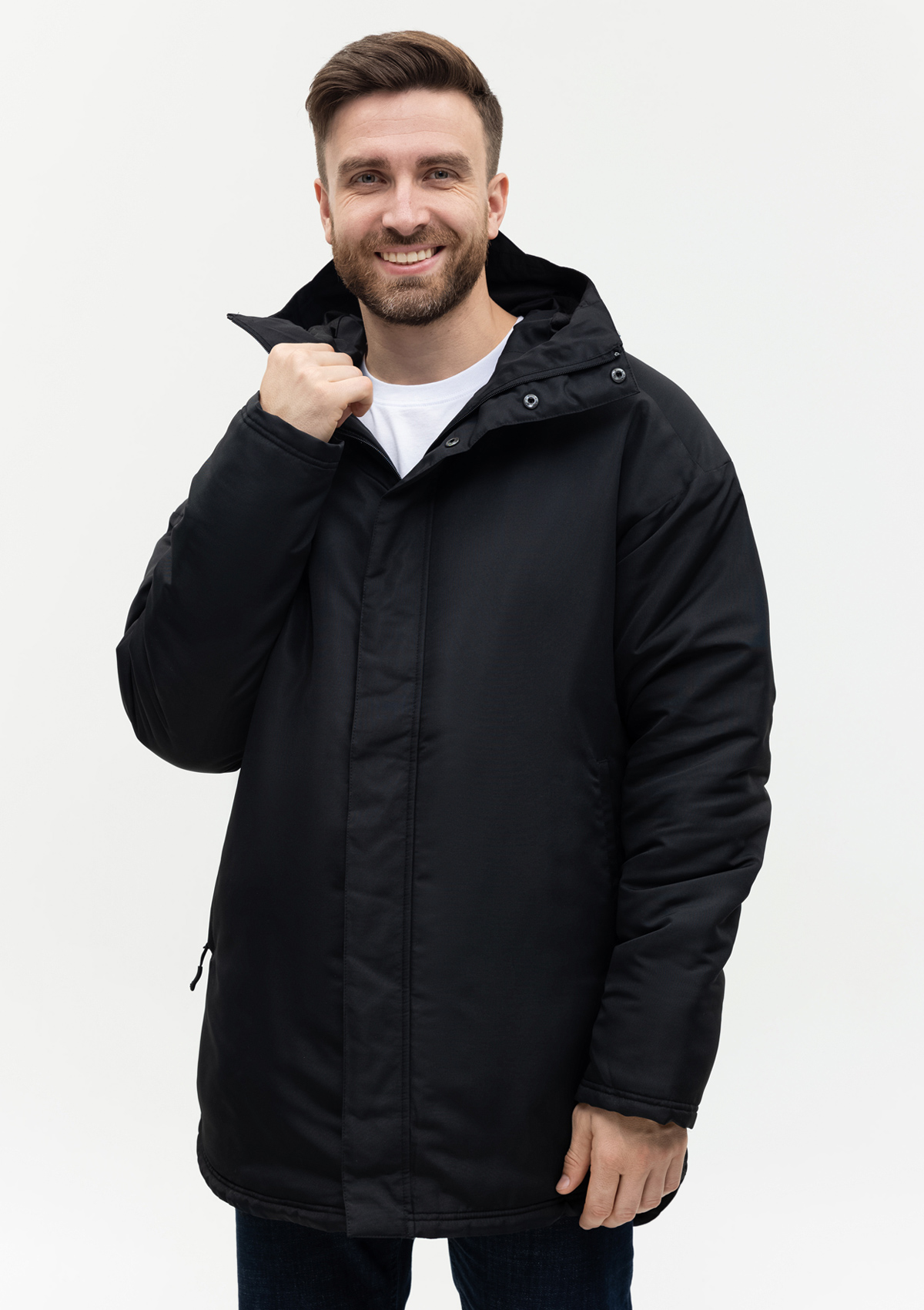 Куртка утепленная мужская STAN, 180,73, Чёрный,  (20)  (50/L)