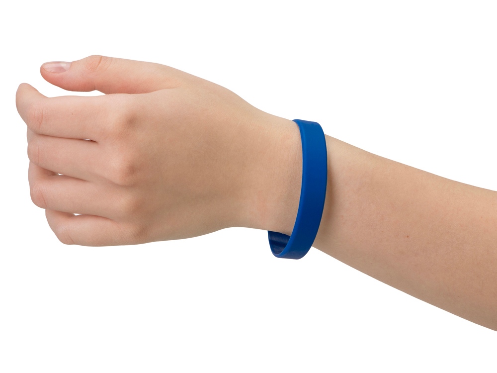 Силиконовый браслет Forest 202*12 мм, синий