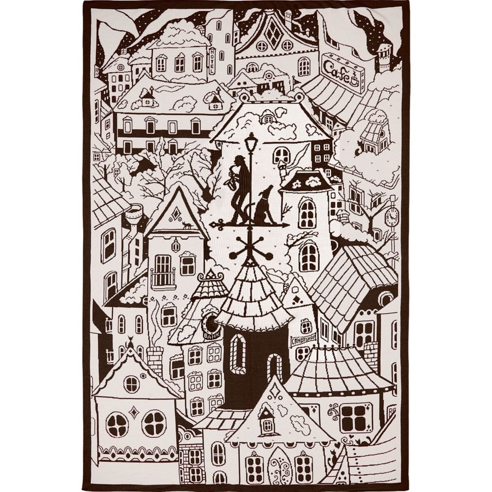 Плед на заказ Tricksy Net, 2 цвета, S фото на сайте Print Logo.