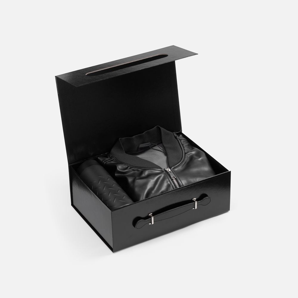 Коробка складная Holdfold, M — пример нанесения логотипа () | Print Logo