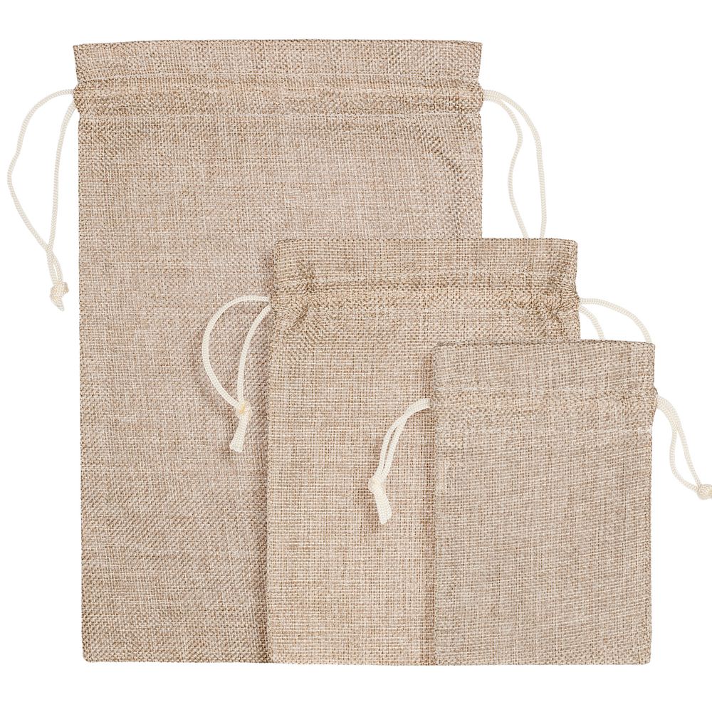 Холщовый мешок Foster Thank, L — пример нанесения логотипа () | Print Logo