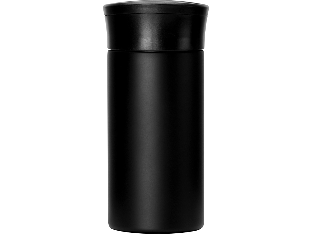 Вакуумная термокружка с кнопкой Upgrade, Waterline, тубус, черный