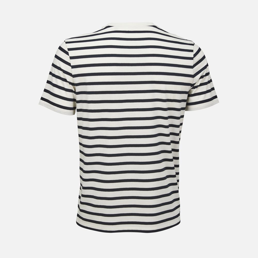 Футболка унисекс Legend, молочно-белая с темно-синим, размер XXL