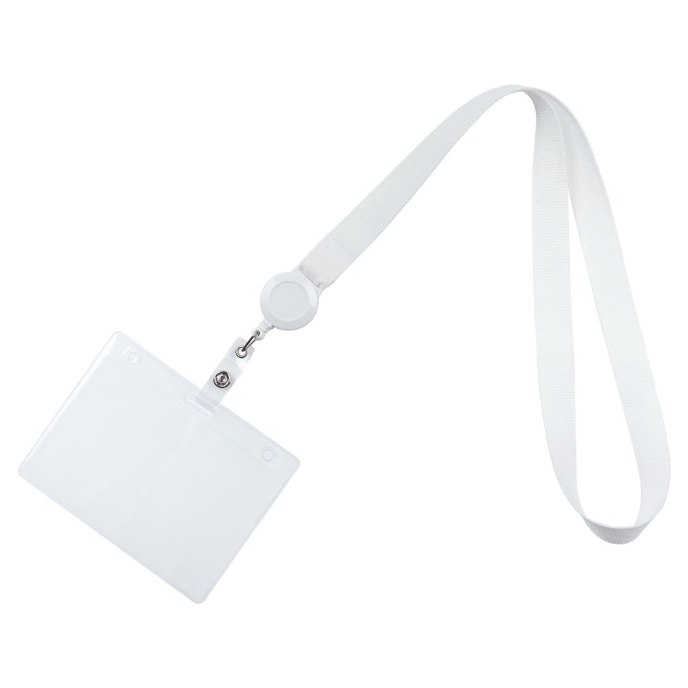 Лента для бейджа с ретрактором Retract, ver.2 — пример нанесения логотипа () | Print Logo