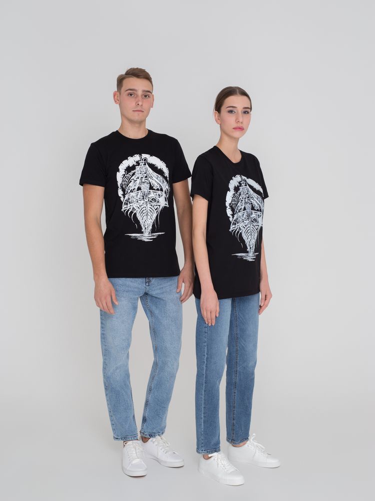 Футболка «Летучий Голландец» — пример нанесения логотипа (Принтэссенция) | Print Logo